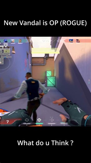 New vandal is clean ROGUE #valorant #ROGUE #valorantclips