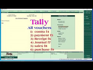 tally voucher entry | vouchers in tally | voucher entry in tally | tally voucher | tally erp 9