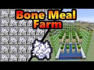 FASTEST & EASIEST Automatic Bone Meal Farm in Minecraft 1.21 (No Mobs Needed!)