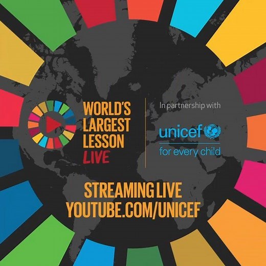 74K views · 145K reactions | Let's reimagine our world, together, after COVID-19!  Join Henrietta H. Fore, Amina Mohammed, our Goodwill Ambassador Millie Bobby Brown and other special guests with The World’s Largest Lesson to discuss how education, health, and young people’s voices can be at the heart of every country’s agenda. Join us LIVE in 15 minutes → https://uni.cf/LIVEwll | UNICEF | Facebook