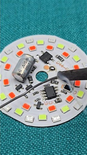 multicolor RGB 7 in 1 220v Ac led light💡 #shorts #diy #diwali #technology #home