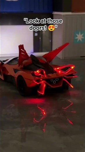 ​Transforming Orange Supercar! 🏎️🔥 #shorts#diecastcars #supercars #scalemodel#unboxing #viral