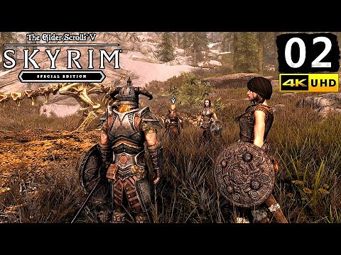 Skyrim Special Edition Gameplay Walkthrough Part 2 - Skyrim SE 4K 60FPS PC Ultra No Commentary