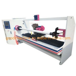 [Hot Item] Automatic Single Shaft Acrylic Foam Tape Log Roll Cutter Cutting Machine