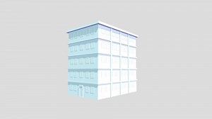 5 Story Building - 3D model by maliabz
