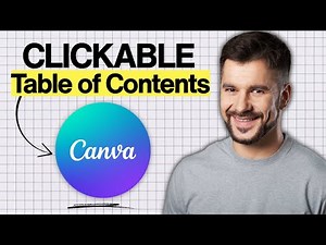 How to Create a Clickable Table of Contents in Canva (2026 Guide)