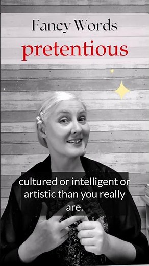 Advanced English Vocabulary | Pretentious