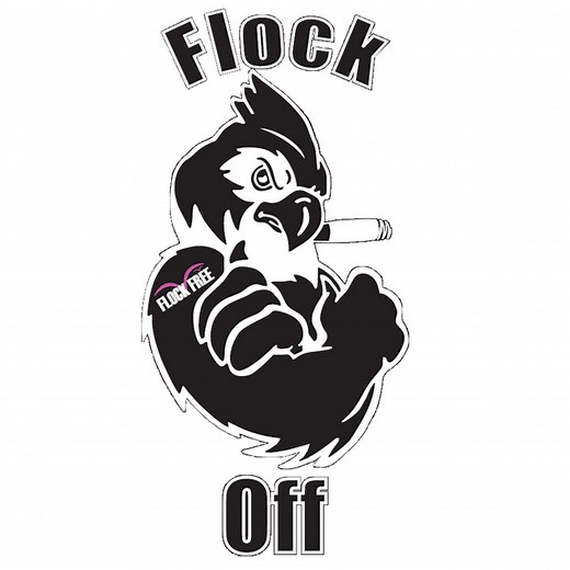 Flock Off Ultra Violet Paint 1 Gallon for Bird Control