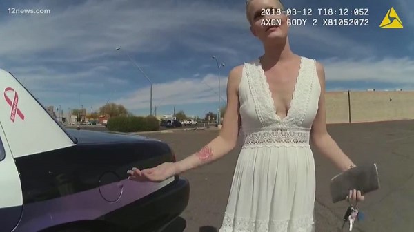 Police release body cam video from viral Arizona 'DUI bride' arrest