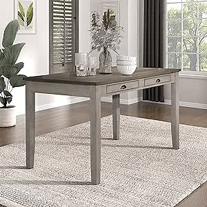 Lexicon Cadwallader Counter Height Dining Table, Brown/Light Gray