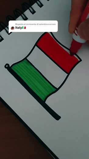 Italy Flag Drawing Tutorial - Easy Step-by-Step Guide