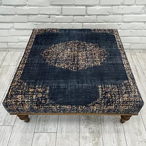 Coffee Table Bench, Handmade Furniture, Upholstered Bench, Side Table Ottoman, Minimalist Furniture, Large Footrest Bench, Square Table - Etsy