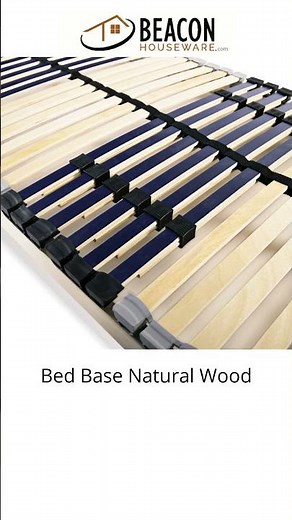Bed Base Natural Wood