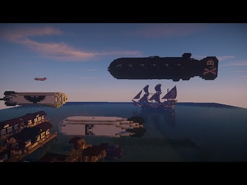 TUT: Movecraft 3 Minecraft Plugin - Setup & Config, Fighters, Ships, Submarines, Torpedoes and Guns