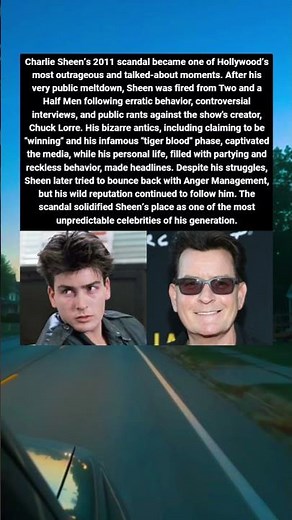Charlie Sheens meltdown and getting fired form Two and a Half Men