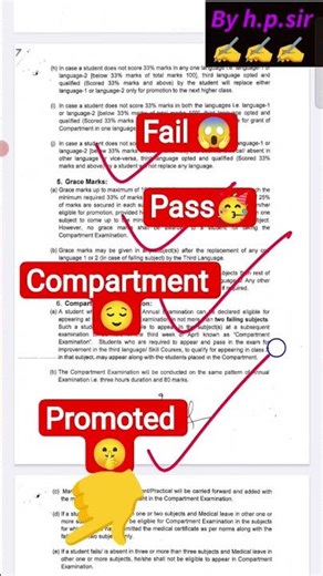 🔥क्या है promoted, compartment,fail, pass ka matlab /class 8,9&11 results 2026 all details /doe/cbse