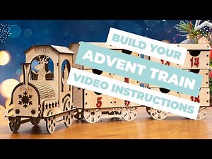 Christmas Advent Calendar Train Instructional Video and Demonstration