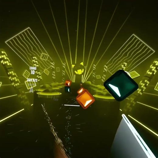 I finally beat Final Boss Chan on Expert #beatsaber #vr #gaming #shorts