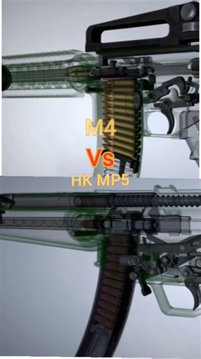 M4 Vs HK MP5 – Which One Is Better? 🔥 X‑Rayed View 🔍