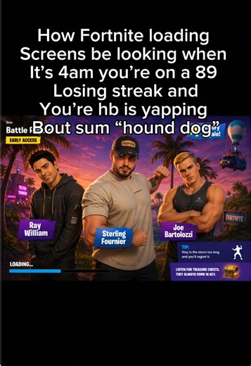 These loading screens would be tuff as hell tho 😹 #idksterling #saints #fornite #idksterlingmeme #meme @TaweelTeach