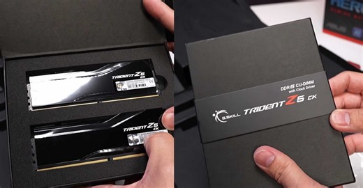 G.Skill выпустит комплект памяти DDR5 CU-DIMM на 48 Гбайт со встроенным тактовым генератором