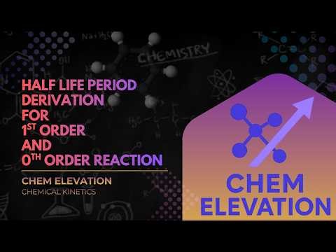 Half Life Derivation: 0th & 1st Order Reactions Explained ⚗️