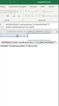 EXTRAER NOMBRE DE HOJA CON FUNCIONES EN #excel
