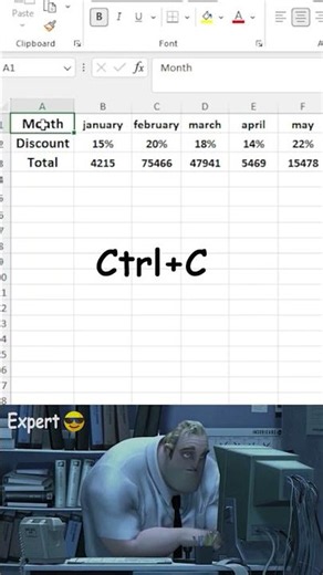 Excel Transpose Shortcut