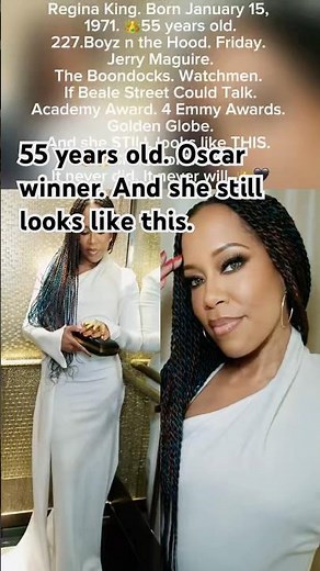 Regina King At 55 The Face Card Has Never Expired 👑🖤