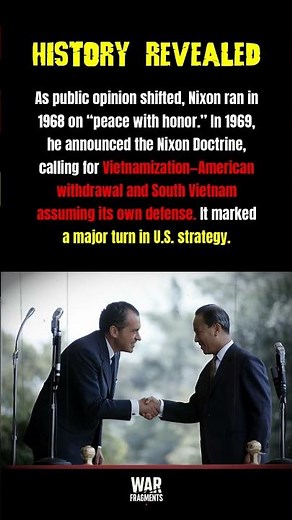 Richard Nixon and Vietnamization: The “Peace with Honor” Strategy That Changed the War