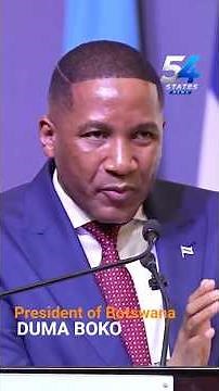 President Duma Boko speech during Lesotho-Botswana Bi-National Commission #breakingnews