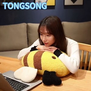 Cute Pillow Plush Ladybug Stuffed Animal Stuff Ladybird Plush Pillow Toys Kawaii Soft Lady Beetle Pillow Hugging Stuffed Ladybug Gift for Kids Home Decor¡­