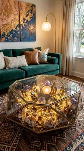 This Crystal Glass Table Feels Like a Dream