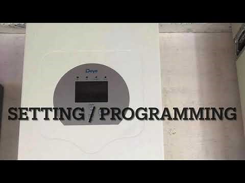 Deye 5kW Solar Hybrid Inverter Setting Programming l JB HOMETECH