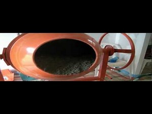 Réalisation d'une bétonnière de mortier