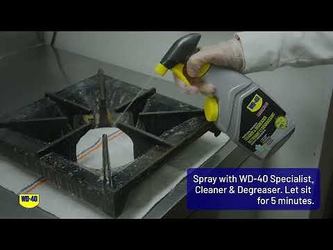 How To Clean A Greasy Stovetop with WD-40 Specialist® Cleaner & Degreaser