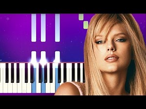 Taylor Swift - The Man (Piano Tutorial)