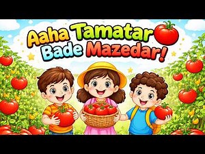 आ हा टमाटर Aaha Tamatar Bade Mazedar | Nursery Rhymes Kids Song | Hindi Rhymes For Chidrens