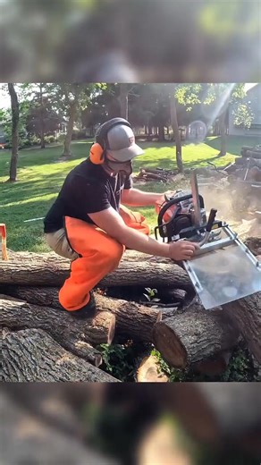9.3K views · 38 reactions | Cool technique from @foxridgeslabs using the Alaskan Small Log Mill to slice cookies. Anyone else tried this method?  #alaskanmill #madeinusa #chainsawmilling | Granberg International | Facebook