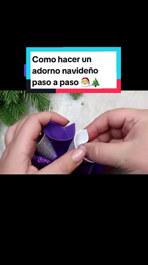 Cómo hacer un adorno navideño paso a paso (Tutorial) 🎄🎅