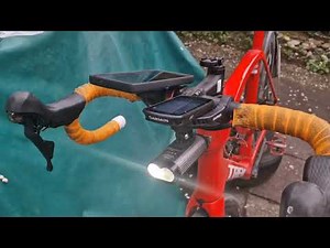 🚲 Mount bicycle light on #Garmin mount with GoPro adapter