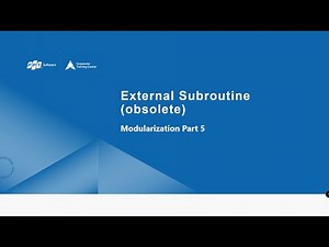 ABAP Course 06 - Modularization Part 5 - External Subroutine (learn not to use)