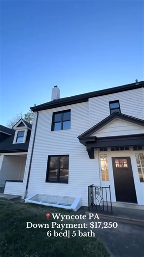 Sarah Neiswender® on Instagram: "📍Wyncote PA | 6 bed | 5 bath | ☃️ Down Payment : $17,250 (for qualified buyers) 📧sarahn.realestate@gmail.com for more information! ask me about down payment assistance options available, 5% of the purchase price towards your down payment and closing costs - * minimum credit score to qualify for assistance is 660* -💬 📢 PSA : you need a mortgage pre-approval prior to any tours. DM me for more information &/or a private showing 🏡 Sarah Neiswender (267)207-7461 
