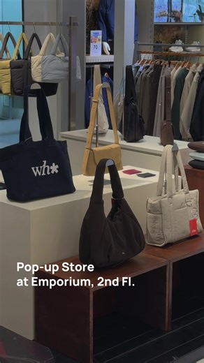 HELLO, SUKHUMVIT PEOPLE ✴️ Visit WH Official Pop-up Store at Emporium, 2nd Floor (Next to Timberland) 🫒 13 MAR - 6 MAY 2026 📍The Emporium, 2nd Floor (Next to Timberland) See You There!