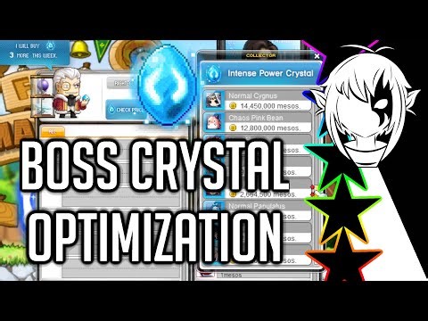 MapleStory Meso Tips - Boss Crystals