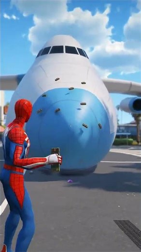 Spider-Man vs Jumbo Jet in GTA 5! ✈️