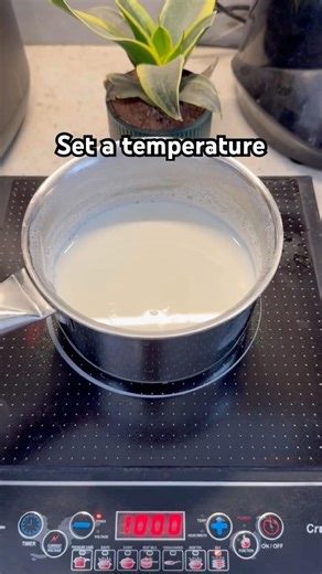 How to boil milk on induction cooktop #shorts #youtubeshorts #induction #boil #stove #milk #howto