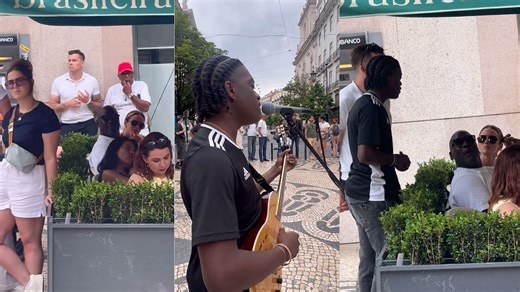 Michael Jordan and wife Yvette Prieto spotted together in Portugal, share candid moment with passionate street performer