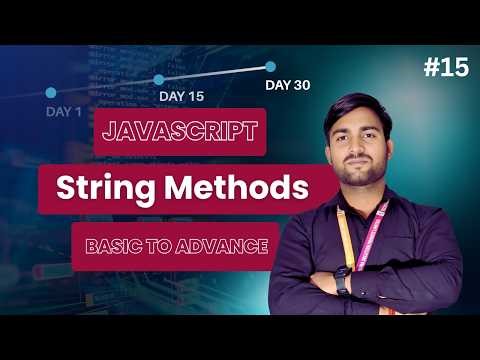 Master JavaScript Strings in One Video 💡 | All String Methods Explained