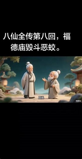八仙全传连载 长篇神话小说《八仙全传》连载，第八回。因为救人善举，被无数民众修庙供奉的义鼠，修炼为蝙蝠后。和灌口老龙平和，交往甚密，惹恼了另一头恶蛟。这头恶蛟，因为误把八福德庙中的义鼠塑像，当成了佛祖身边的孔雀，行了大礼，愤怒中拆毁福德庙。平和为了打抱不平，大战恶蛟，移山填海。